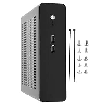 Mini-ITX PCケース ブラック(電源等一部ユニット付き) Amazon.co.jp: ITX コンピュータケース 小型軽量 HTPC ケース